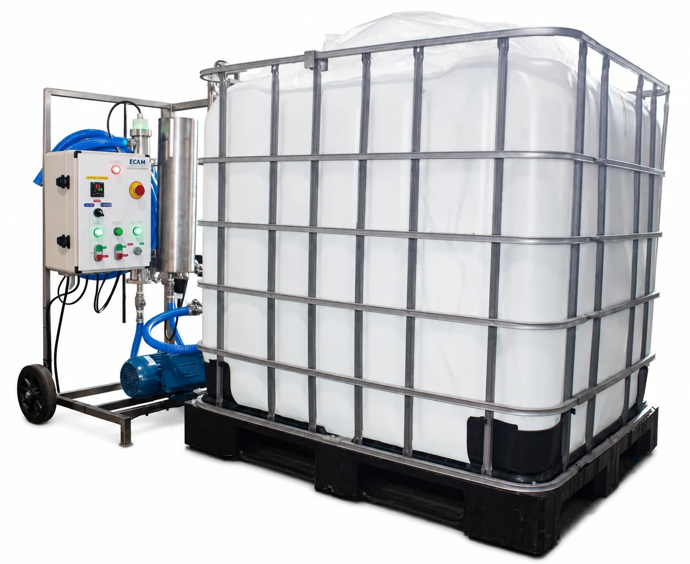 Biorreactor com Bag Desechable e Recirculação Venturi ECAM BIOBAG 01